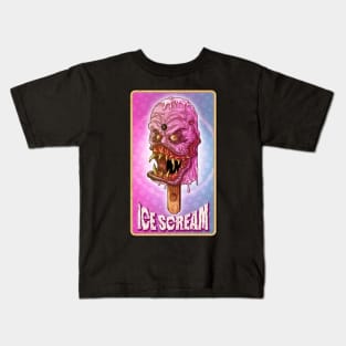 Ice Scream, Ice Cream Monster Kids T-Shirt